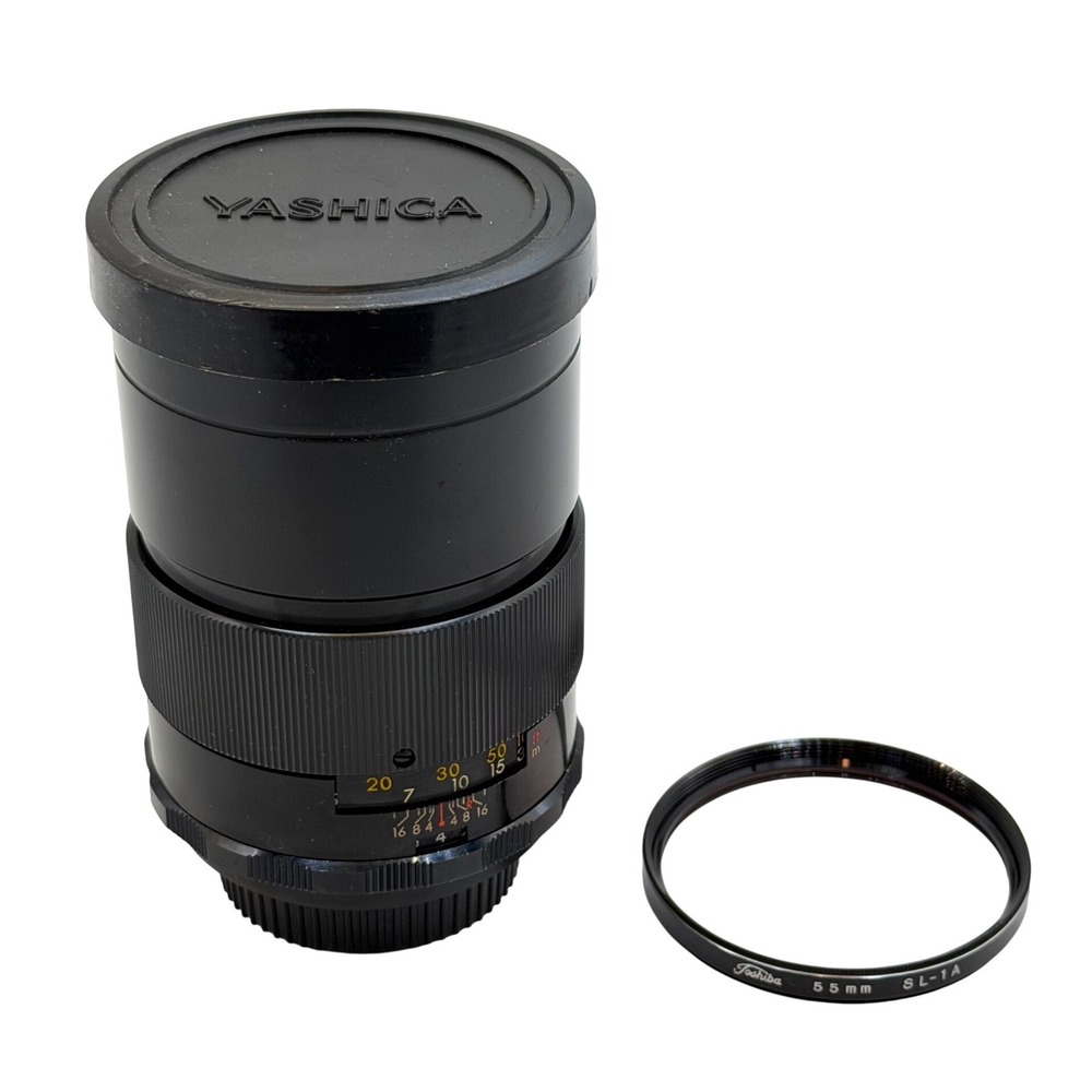 Yashica Auto Yashinon-DX 135mm f2.8 M42 Mount Lens with 55mm Toshiba Filter